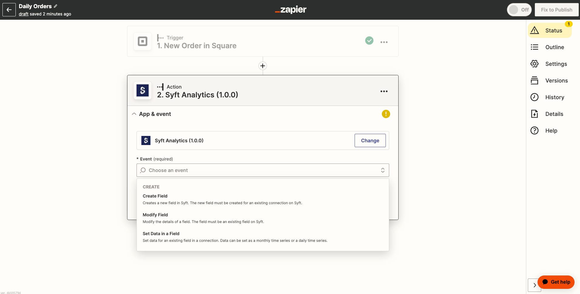 Learn how to use Zapier with Syft Syft Analytics