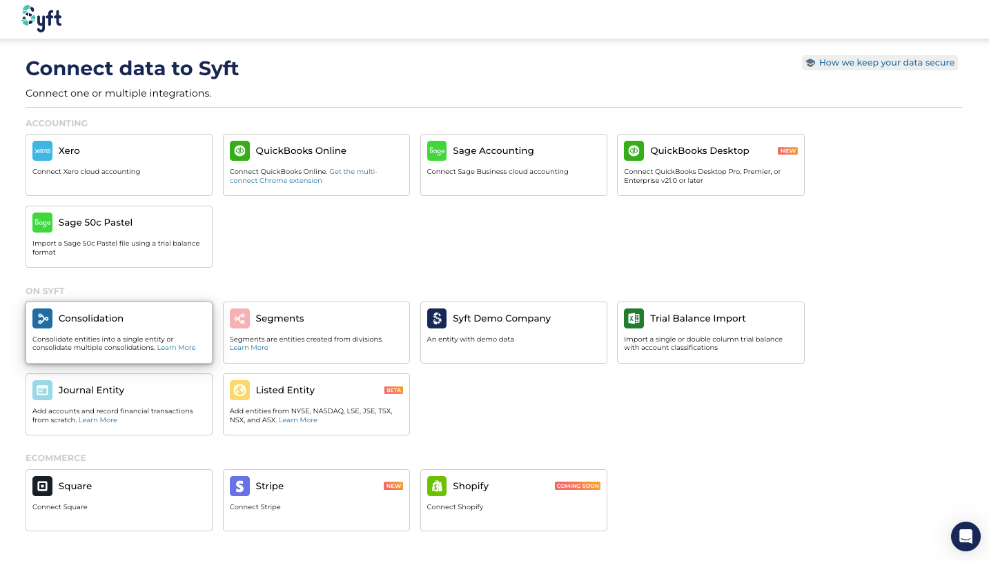 What is a consolidation? | Syft Analytics